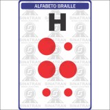 Algarismos Braille H 